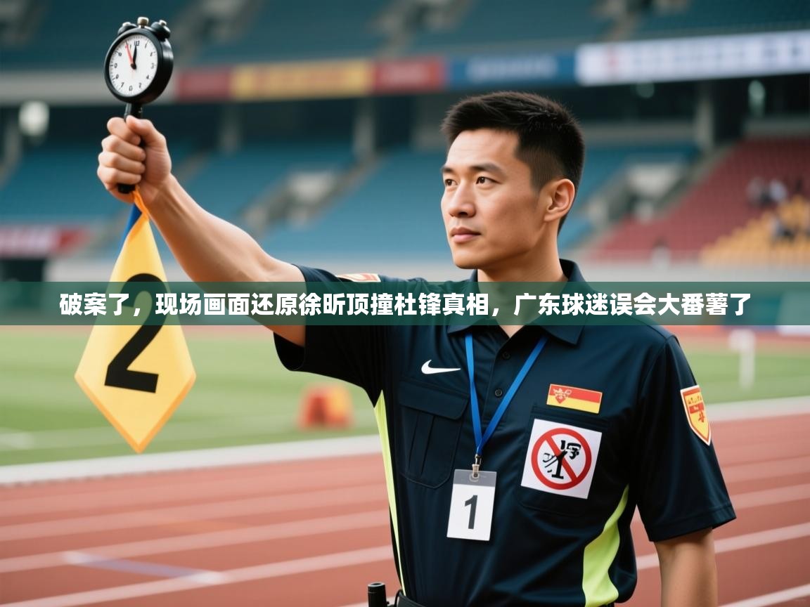 破案了,现场画面还原徐昕顶撞杜锋真相,广东球迷误会大番薯了 第1张