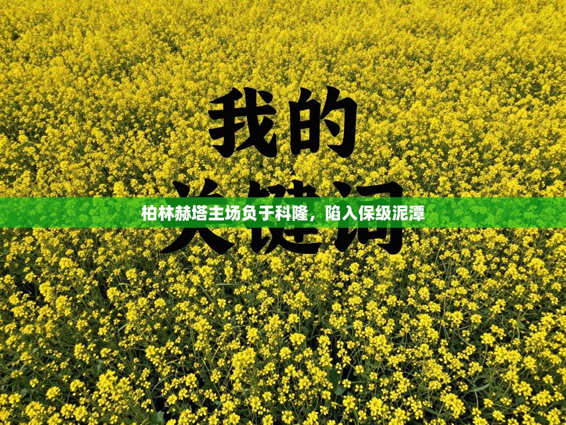 柏林赫塔主场负于科隆，陷入保级泥潭  第1张